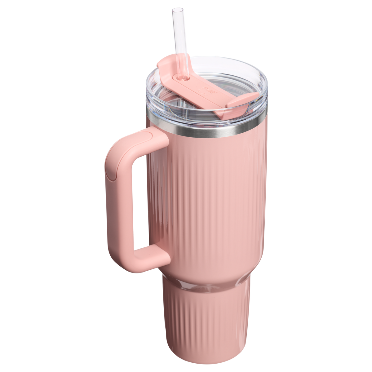Stanley 1913 The Quencher H2.0 Fluted Tumbler 40 OZ in Peach Rose Gloss | Back View