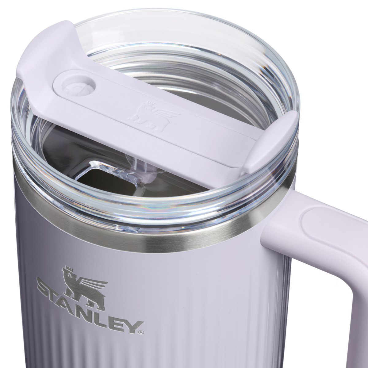 Stanley 1913 The Quencher H2.0 Fluted Tumbler 40 OZ in Purple Dust Gloss | View 3