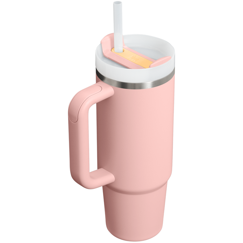 Stanley 1913 The Quencher H2.0 Flowstate™ Tumbler 30 OZ in Peach Rose | Back View