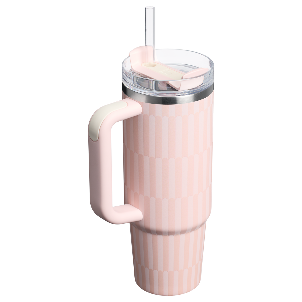 Stanley 1913 The Quencher®  H2.0  Flowstate™ Tumbler 30 oz | High Summer in Tea Rose Tile | Back View