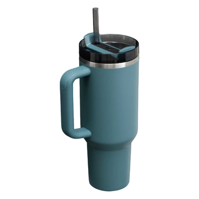Quencher H2.0 - Blue Spruce - 40oz - Back - Stanley