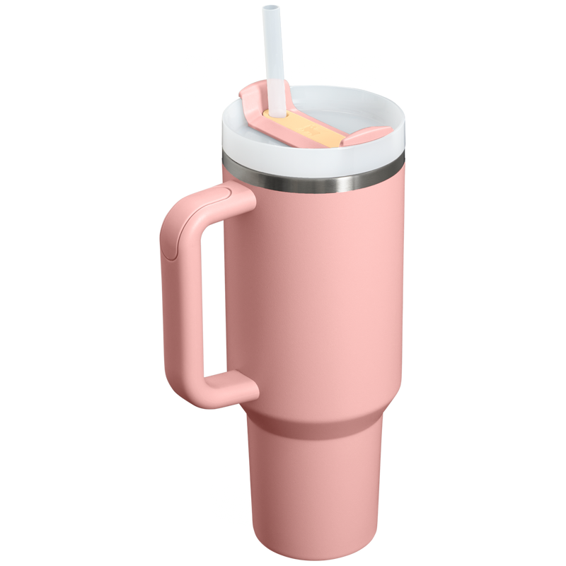 Stanley 1913 The Quencher H2.0 FlowState™ Tumbler 40 OZ in Peach Rose | Back View