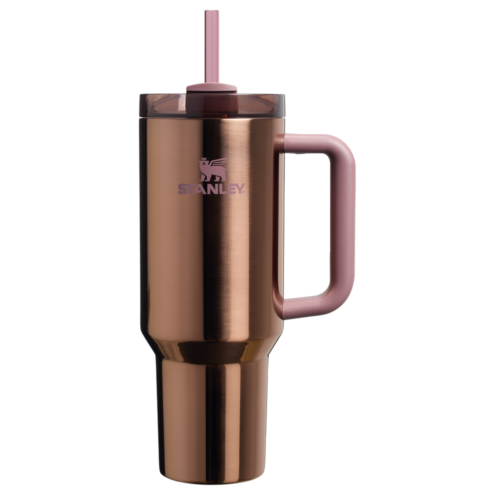 Stanley 1913 The Quencher H2.0 FlowState™ Tumbler 40 OZ in Polished Rose Gold
