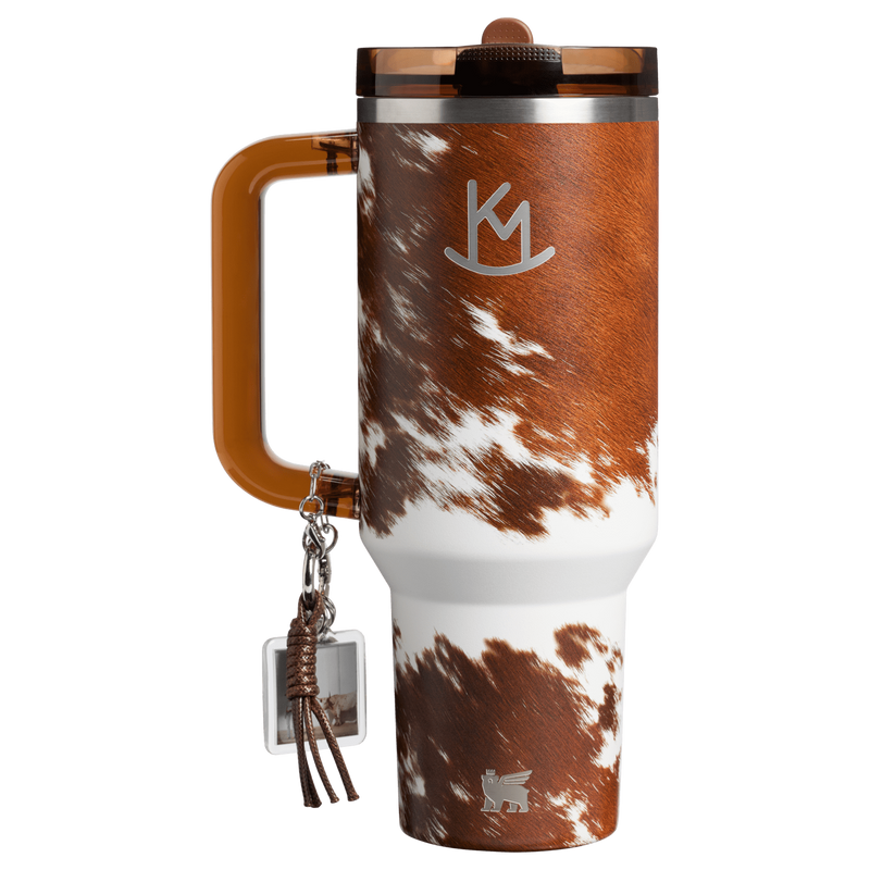 Stanley 1913 The  Stanley 1913 x Kacey Musgraves Quencher® ProTour Flip Straw Tumbler 40 OZ in Kacey Musgraves Rodeo | Back View