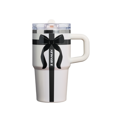 Stanley 1913 The Quencher ProTour Flip Straw Tumbler 20 oz Ribbon Collection in Salt Ribbon | Front View