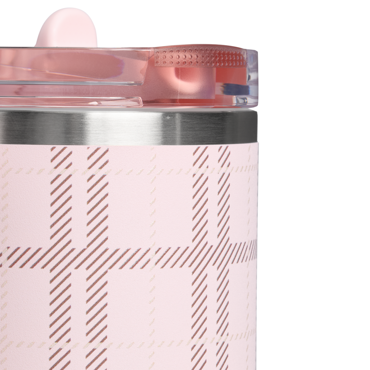 Stanley 1913 The Quencher® ProTour Tumbler 30oz Spring Reset Collection in Blossom Plaid | Detailed View
