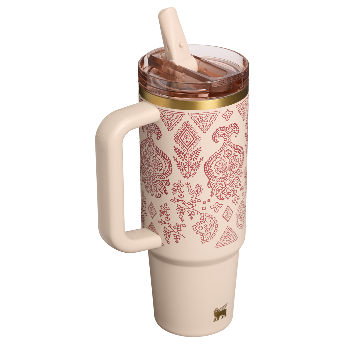 Stanley 1913 Stanley 1913 x Nest Quencher® ProTour Flip Straw Tumbler 30 Oz in Deepa Brown Sugar | Back View