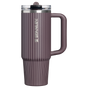Swatch for Stanley 1913 The Quencher® ProTour Tumbler 30oz Spring Reset Collection in Fig Pinstripe | Front View