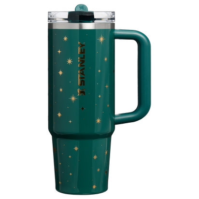 Stanley 1913 The Quencher Protour Tumbler 30 oz The Holiday Collection in Shadow Green Night Sky | Front View
