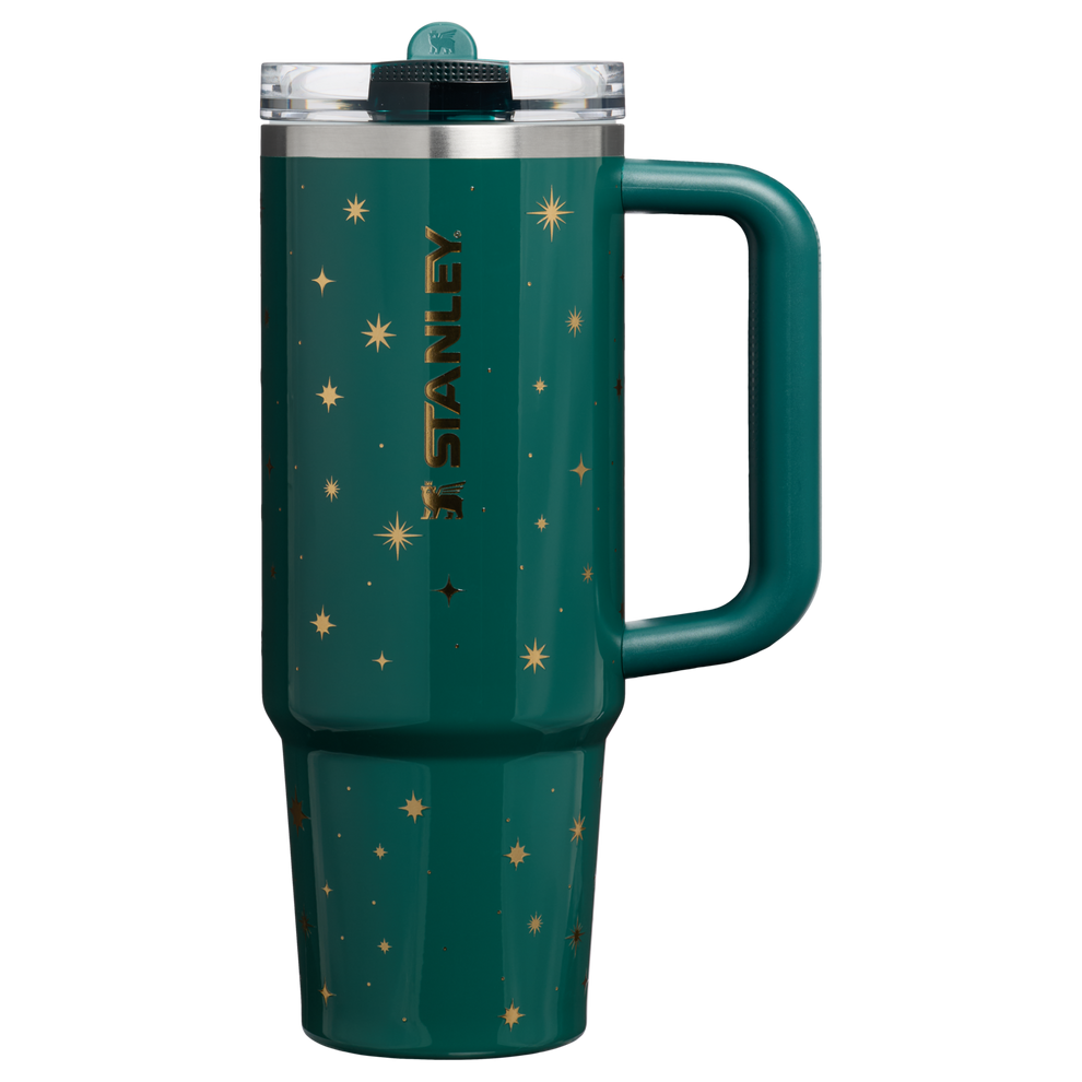 Stanley 1913 The Quencher Protour Tumbler 30 oz The Holiday Collection in Shadow Green Night Sky | Front View
