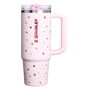 Swatch for Stanley 1913 The Quencher Protour Tumbler 30 oz The Holiday Collection in Soft Pink Night Sky | Front View