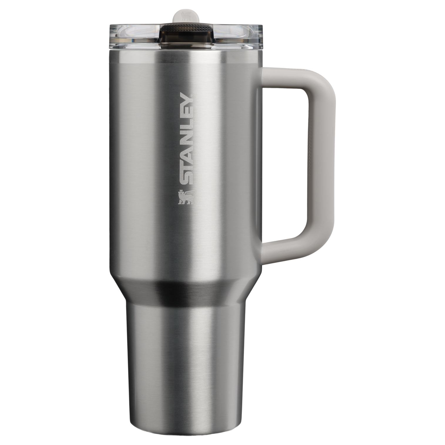 Stanley 1913 The Quencher ProTour Flip Straw Tumbler 40 OZ in Stainless Steel Ash | Front View