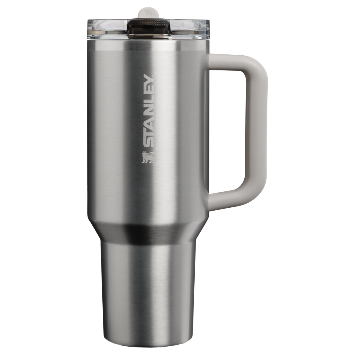 Stanley 1913 The Quencher ProTour Flip Straw Tumbler 40 OZ in Stainless Steel Ash | Front View