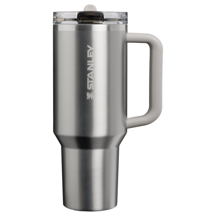Stanley 1913 The Quencher ProTour Flip Straw Tumbler 40 OZ in Stainless Steel Ash | Front View