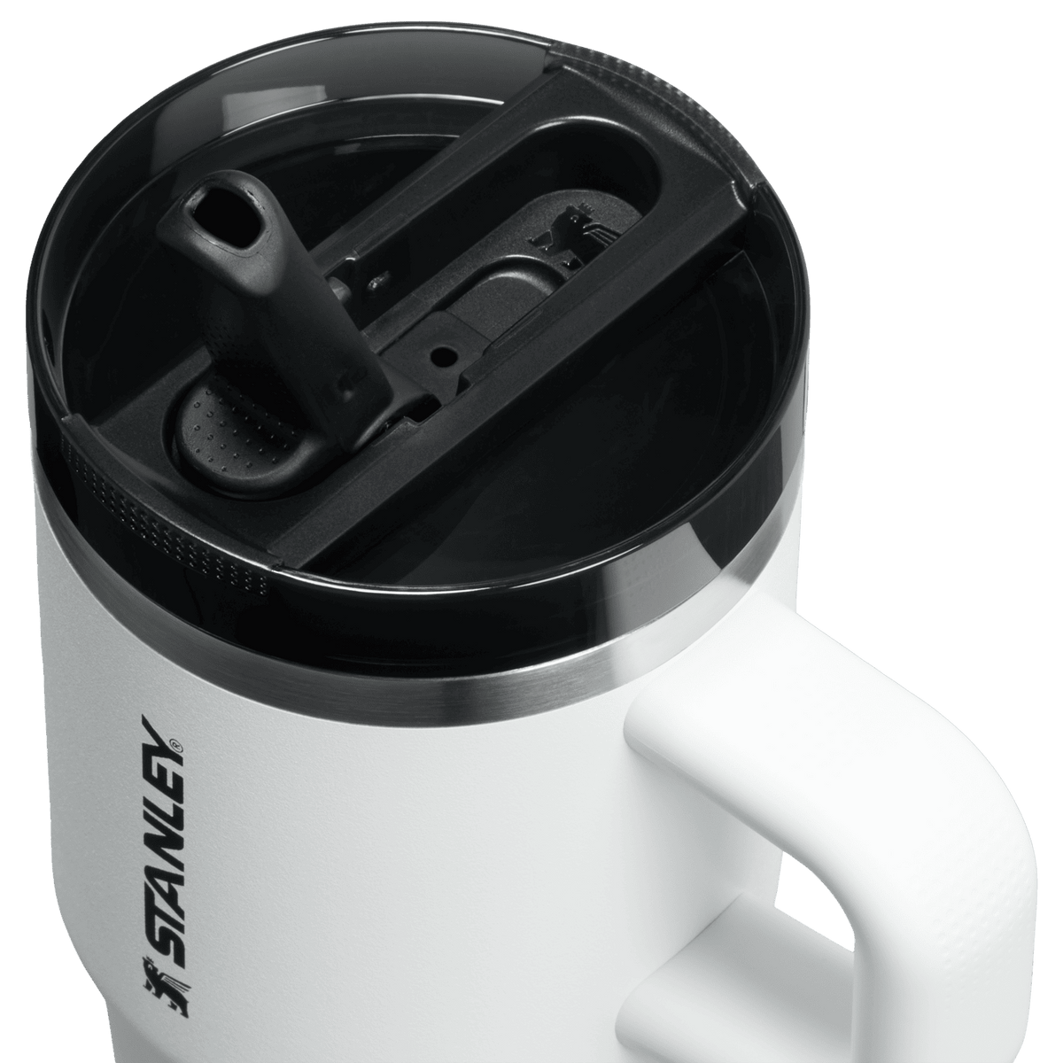 Stanley 1913 The Quencher® ProTour Flip Straw Tumbler  20 OZ in Chalk | Lid Detailed View