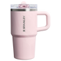 Swatch for Stanley 1913 The Quencher® ProTour Flip Straw Tumbler 20 OZ Marble Collection in Pink Amethyst Calacatta