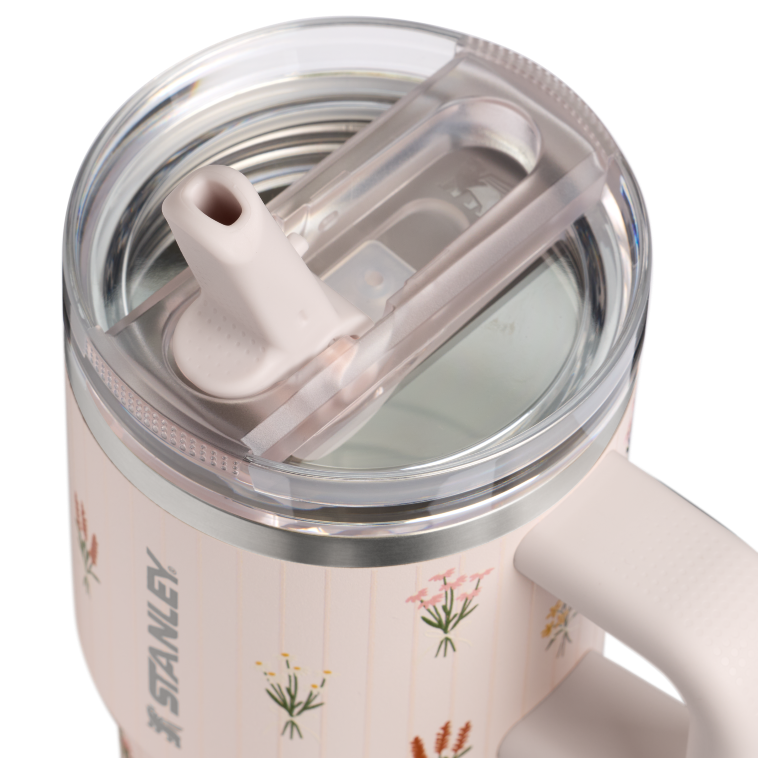 Stanley 1913 The Quencher ProTour Flip Straw Tumbler 20 OZ Rose Quartz Bouquets in Rose Quartz Bouquets | View 2