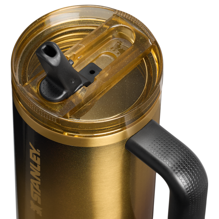 Stanley 1913 The Quencher® ProTour Flip Straw Tumbler 30 OZ in Black Honey | Lid Detailed View