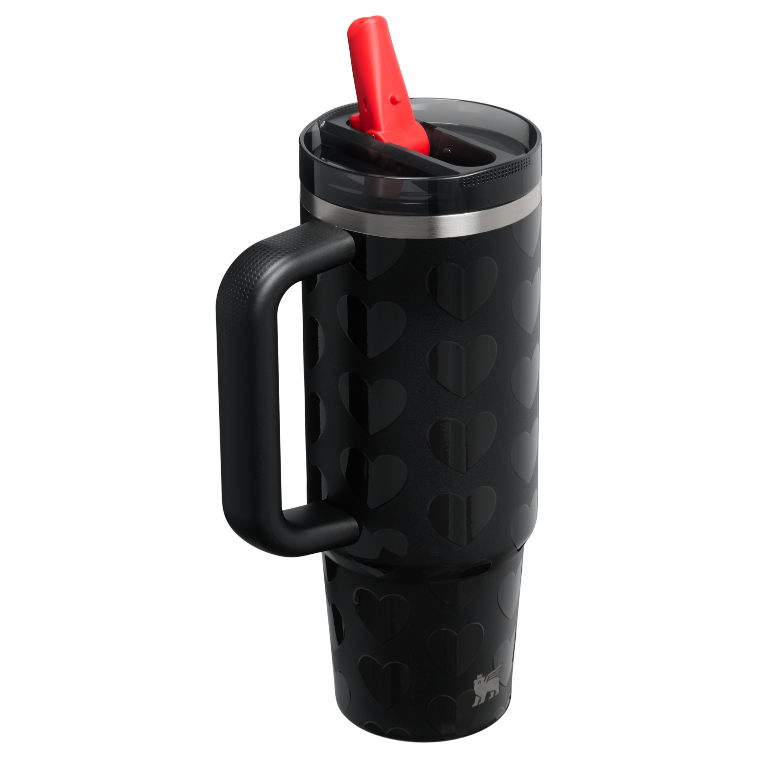 Quencher Details ProTour Flip Straw Tumbler | 30 OZ - Black Lovely - Stanley AU