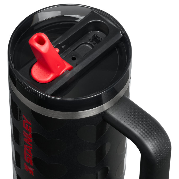 Quencher Details ProTour Flip Straw Tumbler | 30 OZ - Black Lovely - Stanley AU