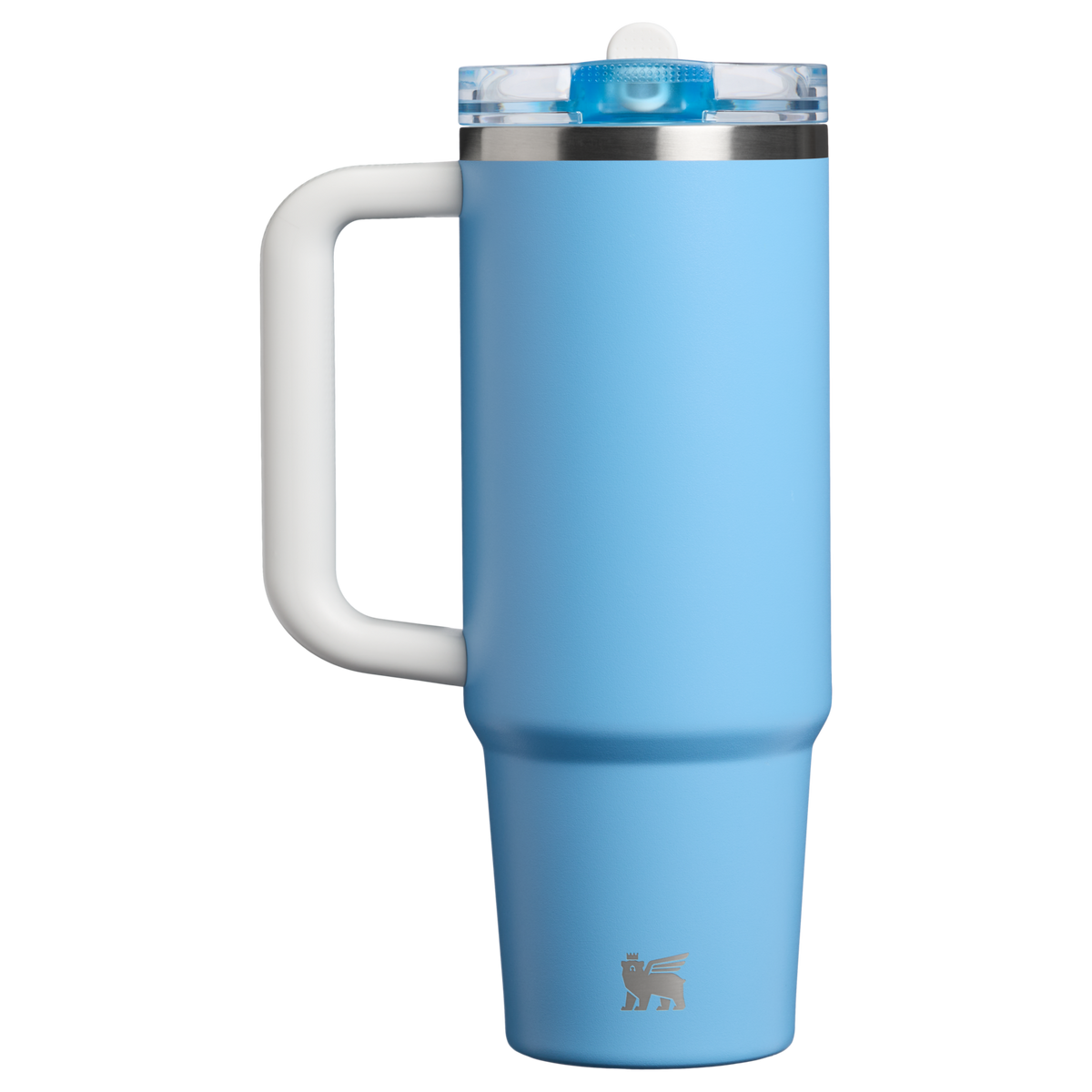 Stanley 1913 Country Collection Quencher® ProTour Flip Straw Tumbler 30 OZ in Team Light Blue White | Back View