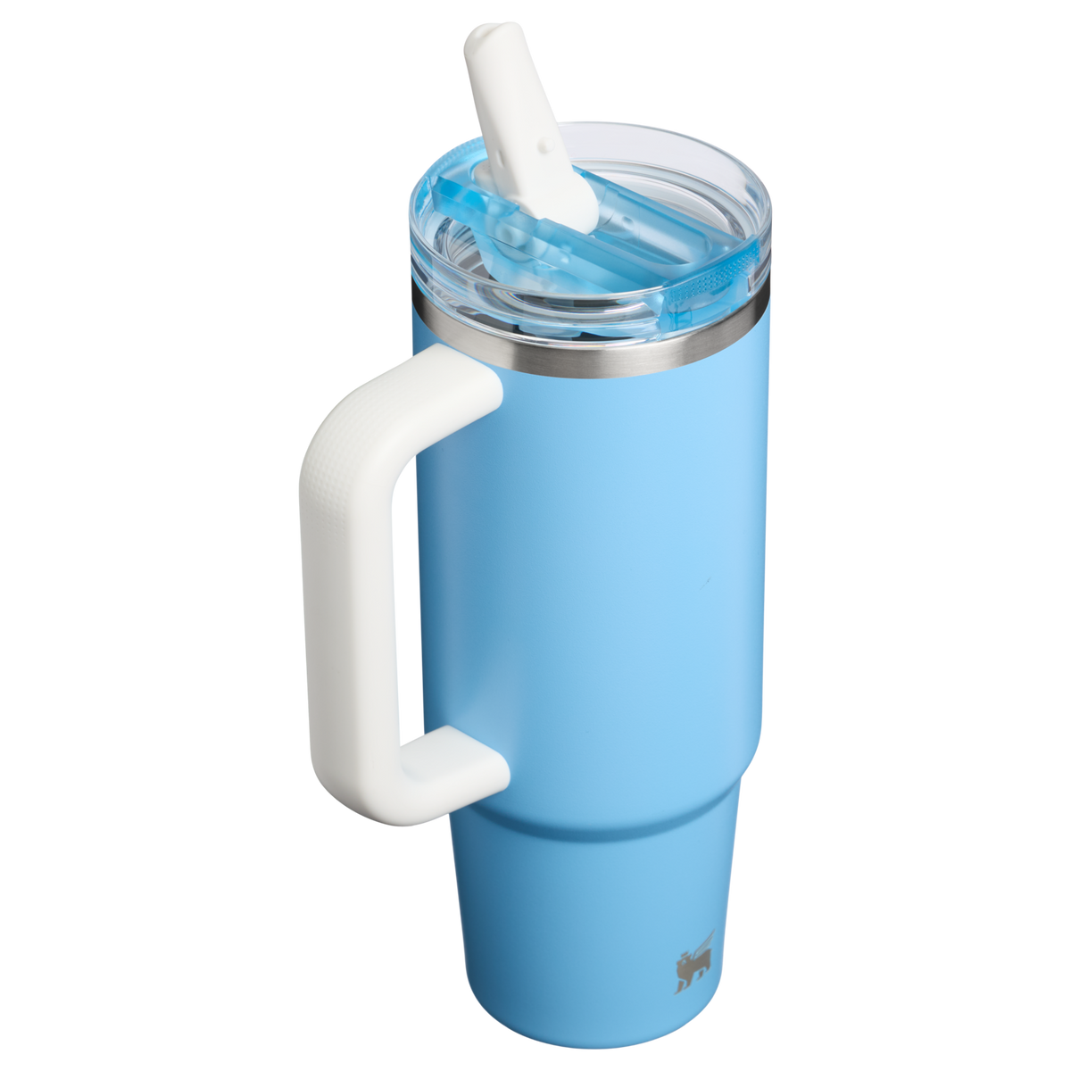 Stanley 1913 Country Collection Quencher® ProTour Flip Straw Tumbler 30 OZ in Team Light Blue White | Back View