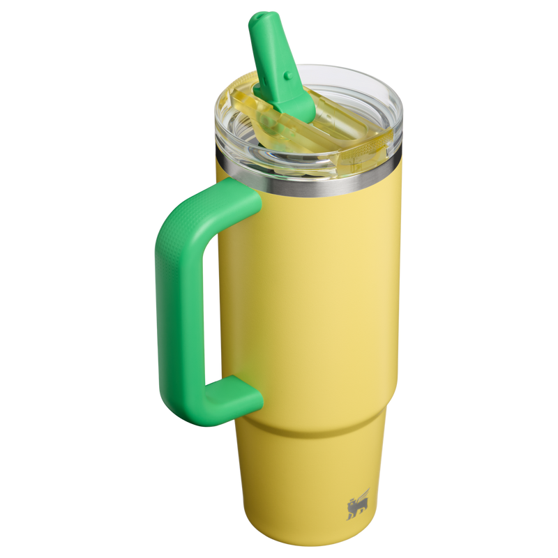 Stanley 1913 Country Collection Quencher® ProTour Flip Straw Tumbler 30 OZ in Team Yellow Green | Back View