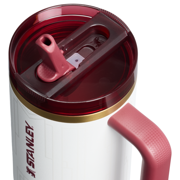 Stanley 1913 Stanley 1913 x Arsenal Quencher® H2.0 ProTour Flip Straw Tumbler in Homage | Lid Detailed View