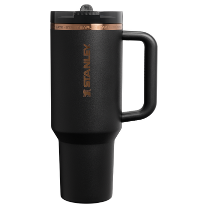 Stanley 1913 Messi x Stanley 1913 Quencher® ProTour Flip Straw Tumbler in Messi GOAT Black | Front View