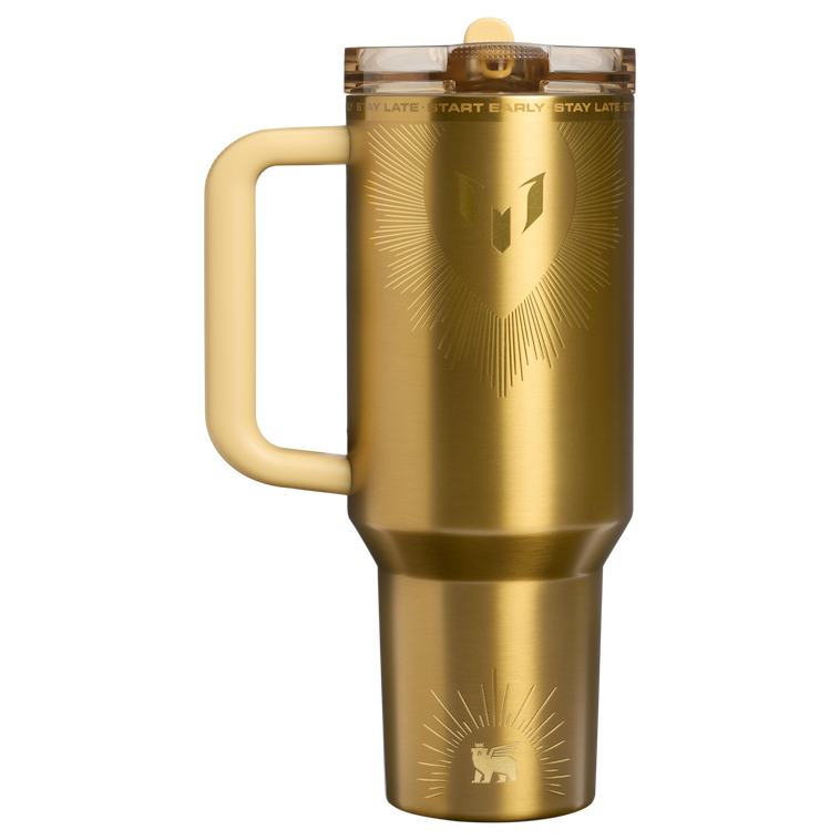 Stanley 1913 Messi x Stanley 1913 Quencher® ProTour Flip Straw Tumbler in Messi Legacy | Back View