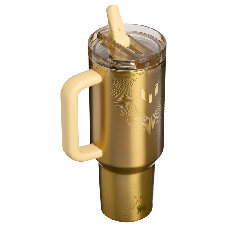 Stanley 1913 Messi x Stanley 1913 Quencher® ProTour Flip Straw Tumbler in Messi Legacy | Back View