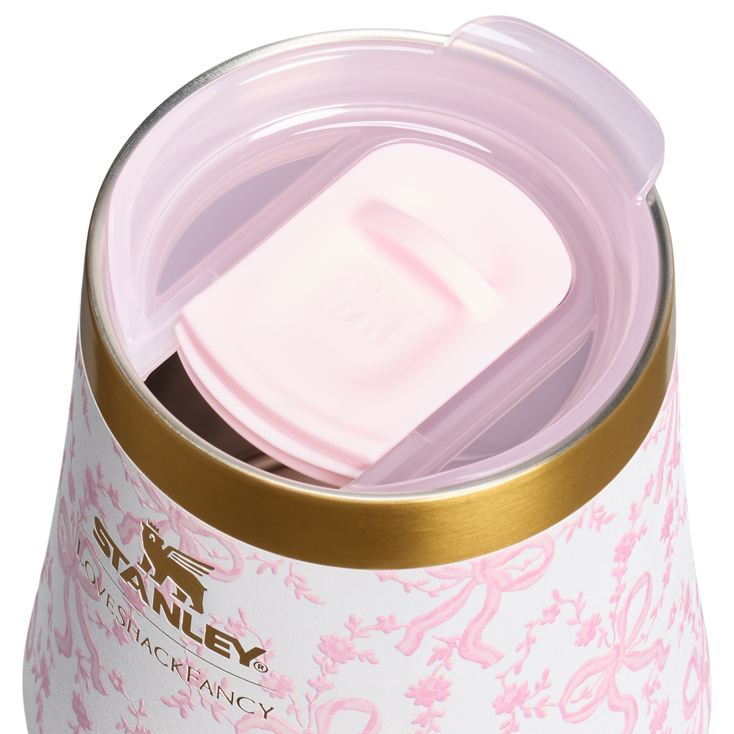 Stanley 1913 Stanley 1913 x LoveShackFancy The Reserve Wine Tumbler 11 OZ in Coquette Bow – Chantilly