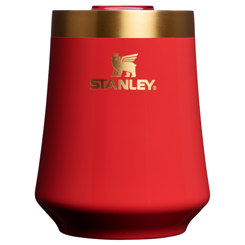 Stanley 1913 Reserve Wine Tumbler Gift Set 11 OZ in Holly Berry Gloss | Front View