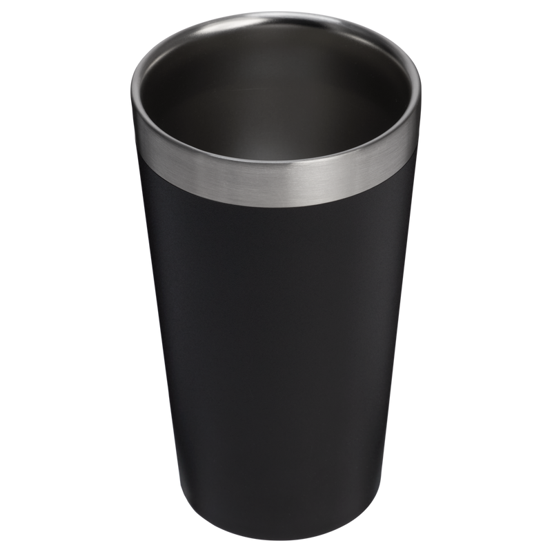 Stanley 1913 Adventure Stacking Pint 12 OZ in Black 2.0 | Back View