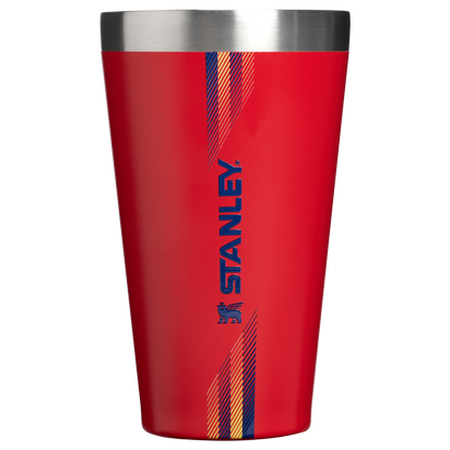 Stanley 1913 Country Collection Stacking Pint 16 OZ in Team Red Dark Blue | Front View
