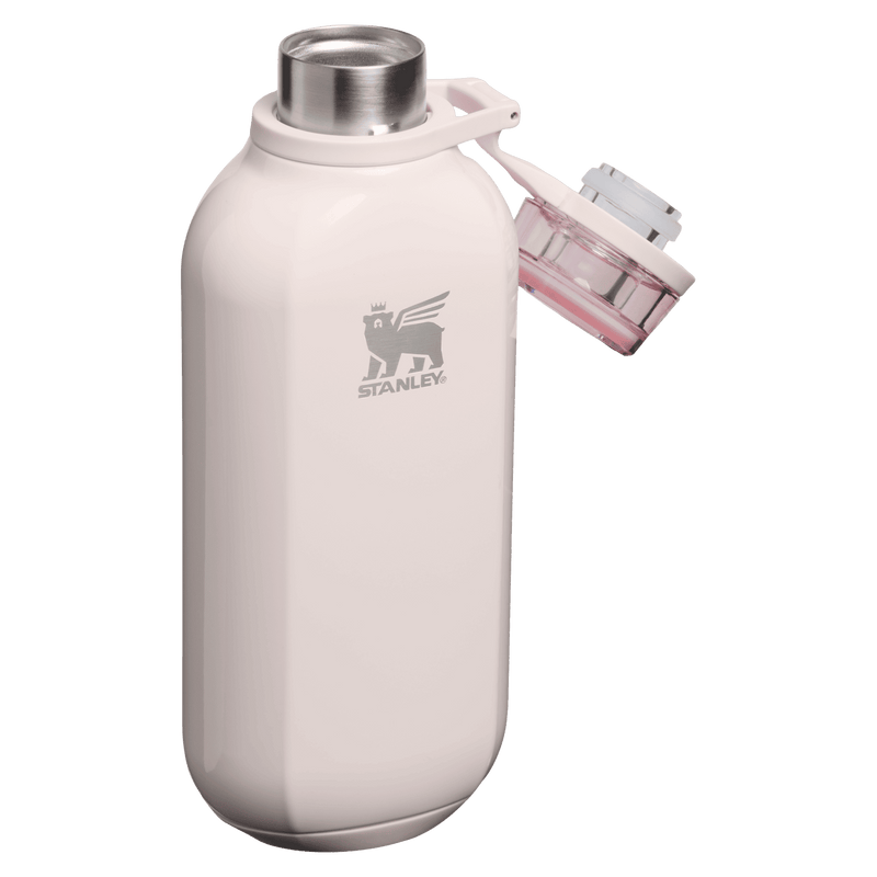 Stanley 1913 The Stanley Clutch Bottle 16 OZ in Rose Quartz Gloss | Open View