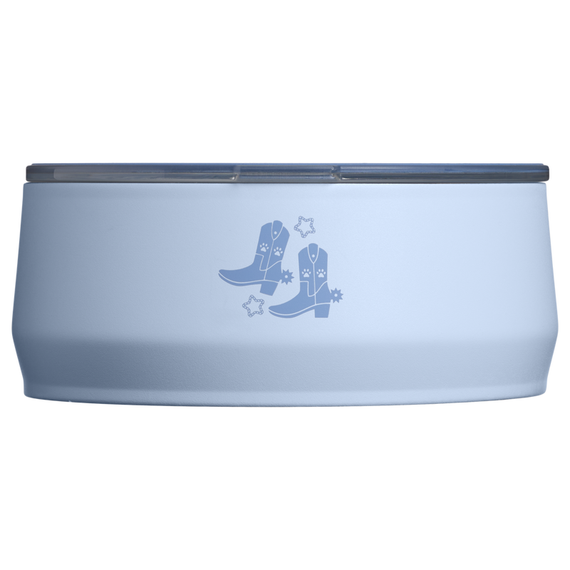 Stanley 1913 Stanley 1913 Pet Bowl Sundown Collection 3 Cup 24 oz in Light Denim Western | Back View