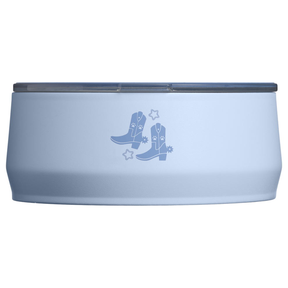 Stanley 1913 Stanley 1913 Pet Bowl Sundown Collection 3 Cup 24 oz in Light Denim Western | Back View