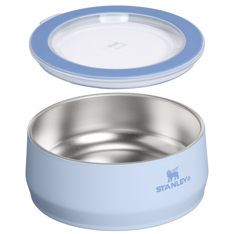 Stanley 1913 Stanley 1913 Pet Bowl Sundown Collection 3 Cup 24 oz in Light Denim Western | Cross Section View