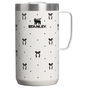 Swatch for Stanley 1913 The Everyday Camp Mug 24 oz The Holiday Collection in Salt Bows | Front View