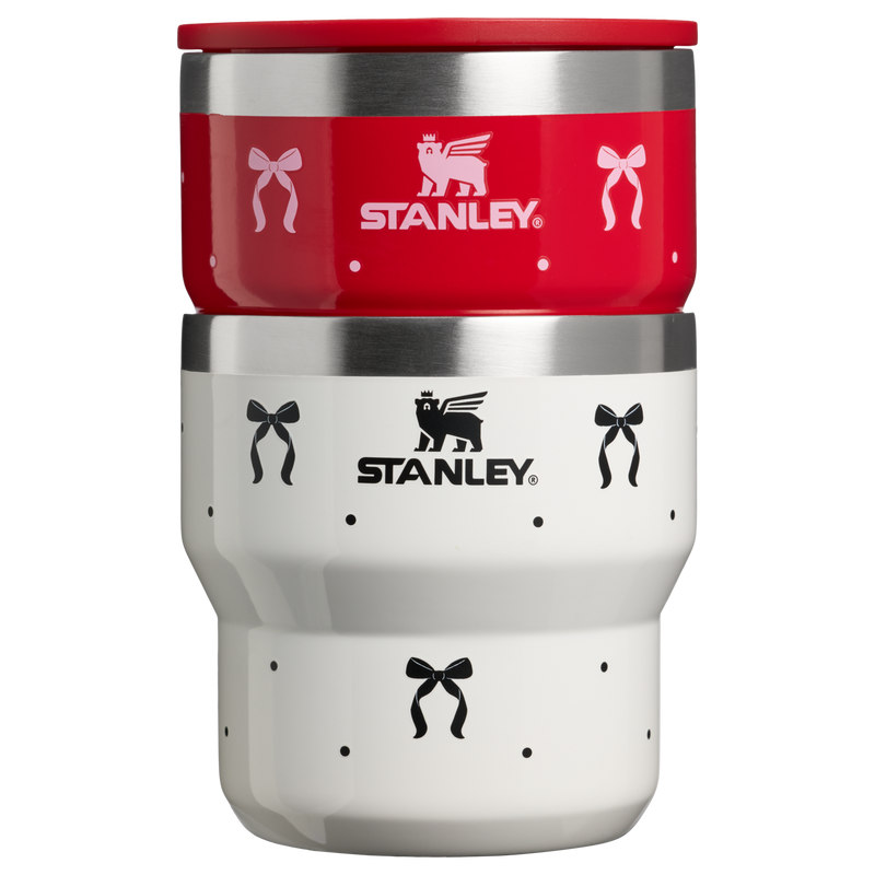 Stanley 1913 Stay-Hot Stacking Cups Gift Set 16 oz The Holiday Collection | Front View