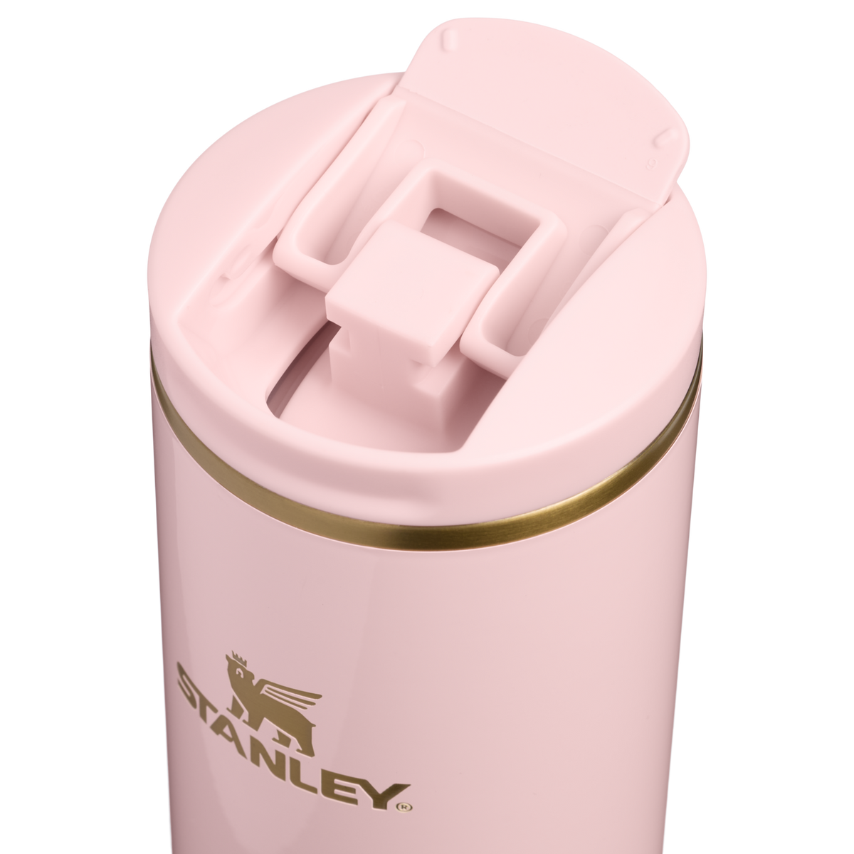 Stanley 1913 Transit Flip Top Mug 12 oz Spring Reset Collection in Blossom Gloss | Lid Detailed View