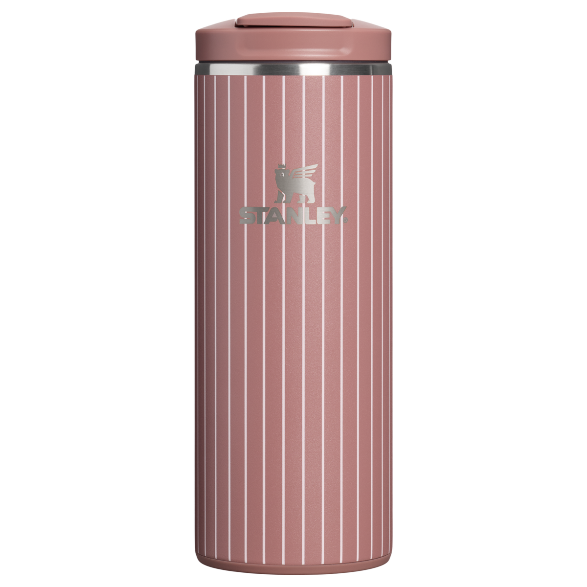 Stanley 1913 Transit Flip Top Mug 12 oz Spring Reset Collection in Moab Pinstripe | Front View