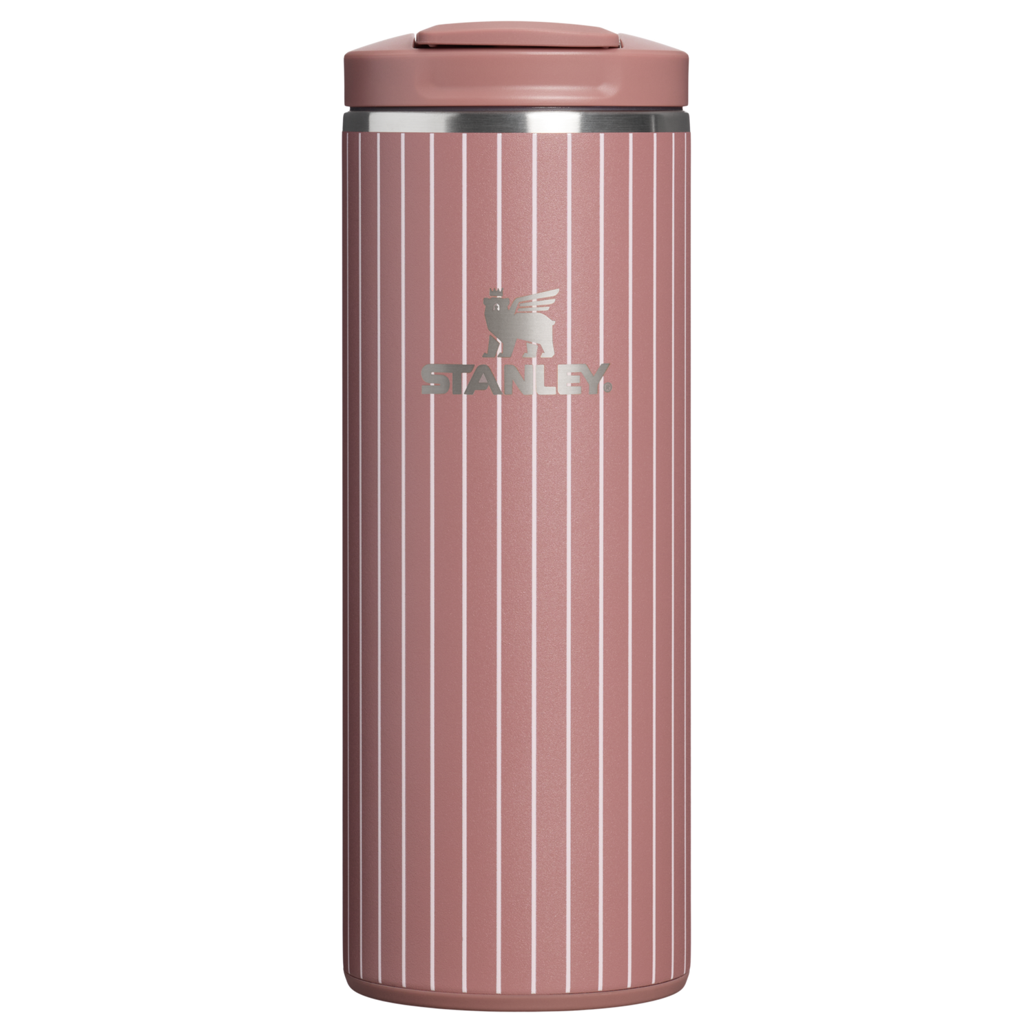 Stanley 1913 Transit Flip Top Mug 12 oz Spring Reset Collection in Moab Pinstripe | Front View