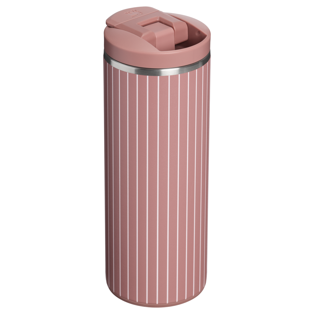 Stanley 1913 Transit Flip Top Mug 12 oz Spring Reset Collection in Moab Pinstripe | Front View