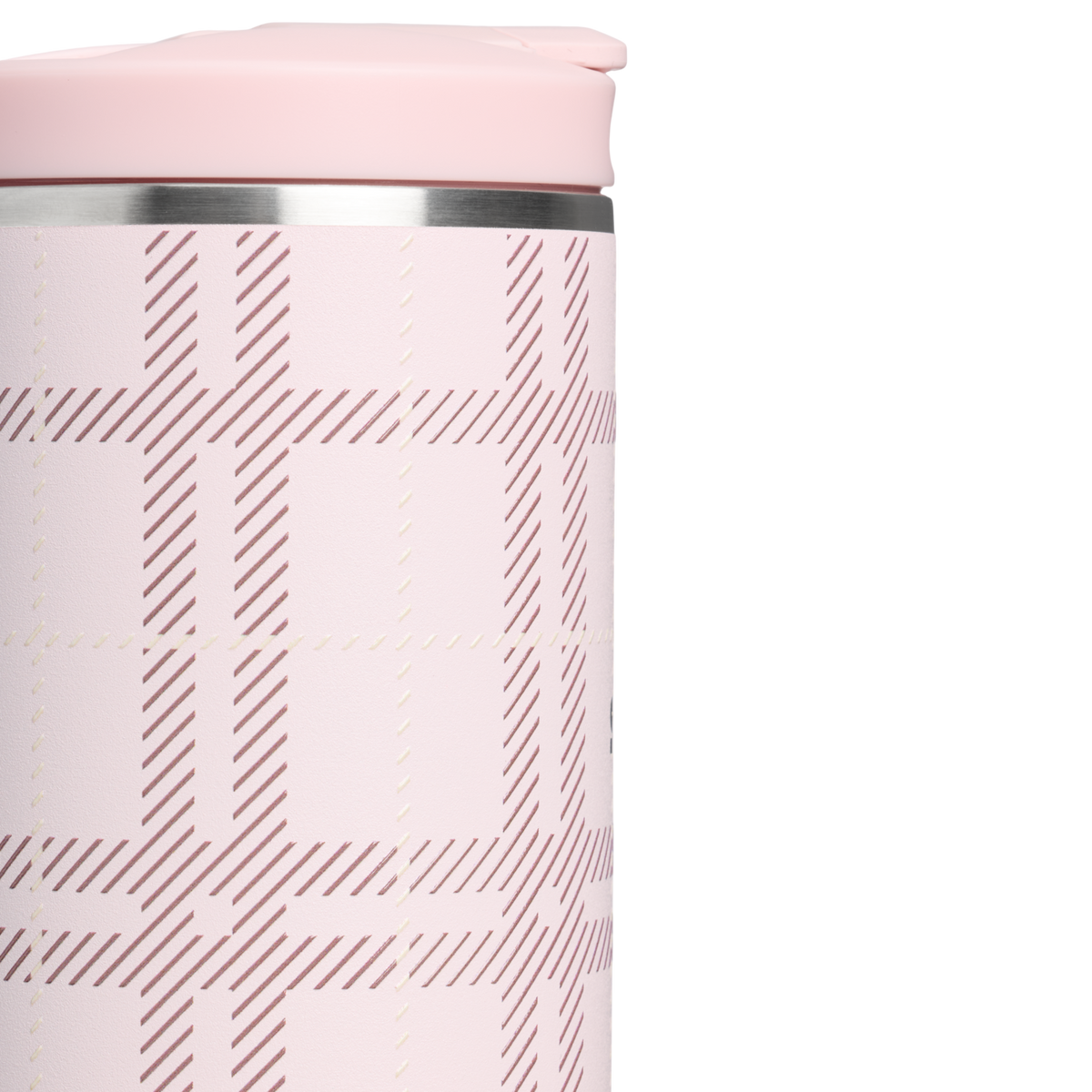 Stanley 1913 Transit Flip Top Mug 16 oz Spring Reset Collection in Blossom Plaid | Detailed View