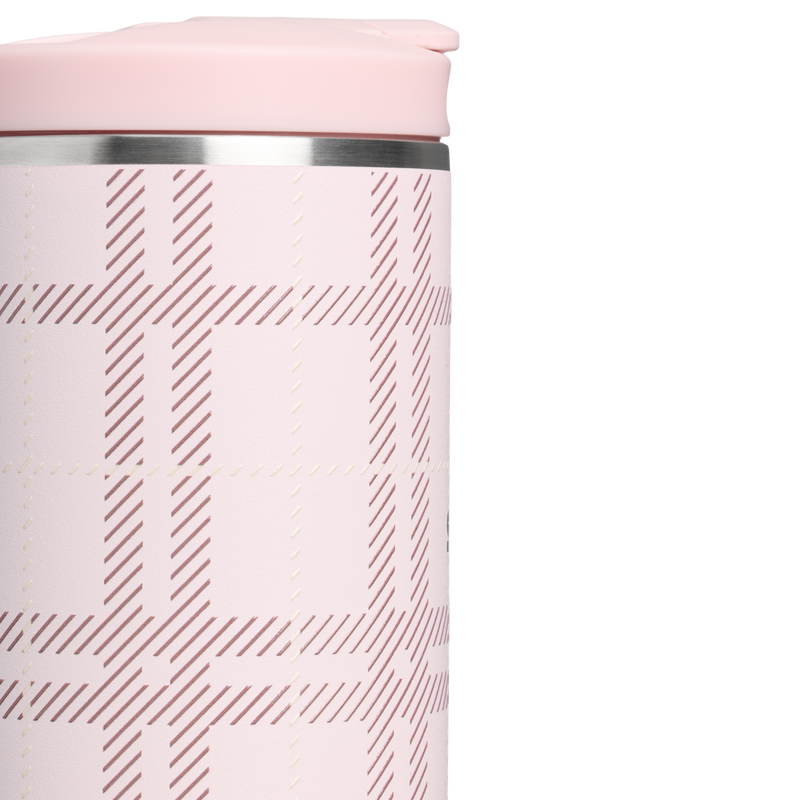 Stanley 1913 Transit Flip Top Mug 16 oz Spring Reset Collection in Blossom Plaid | Detailed View