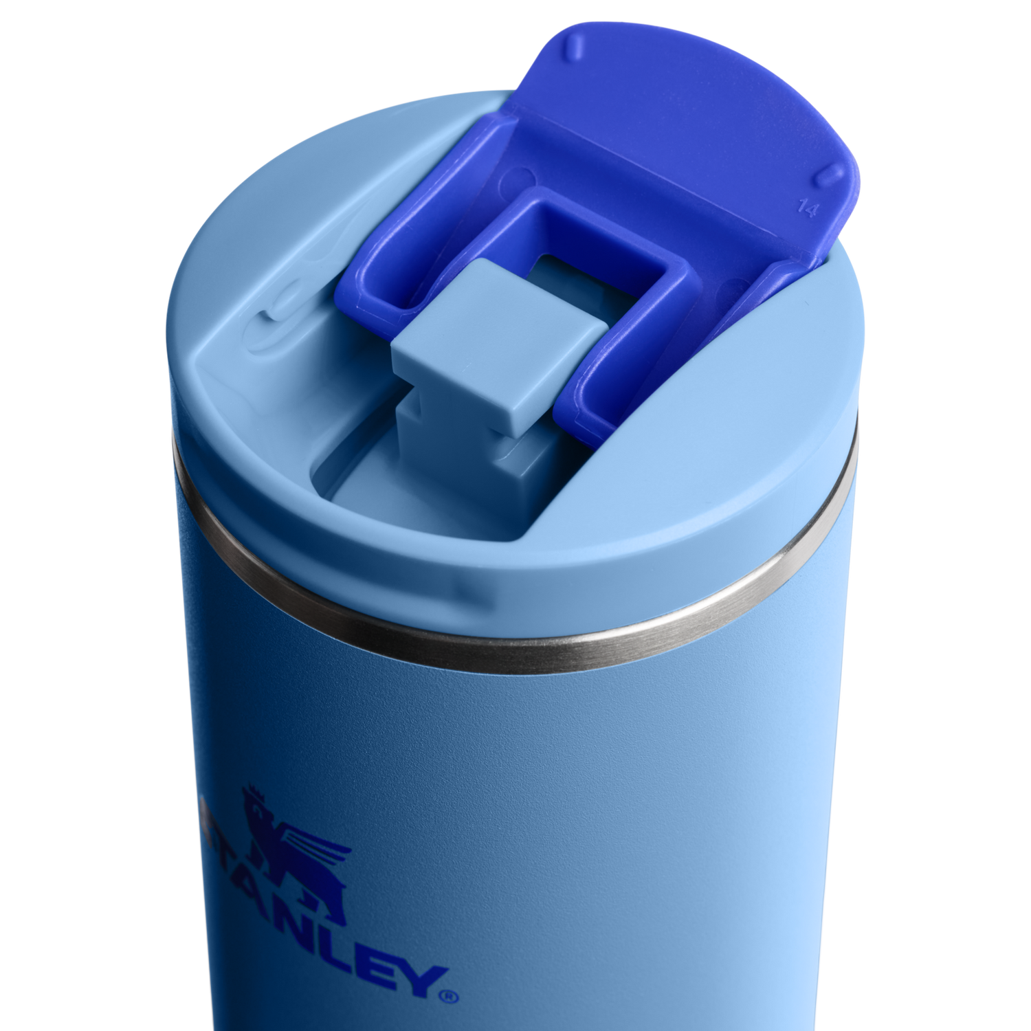 Stanley 1913 The Transit Flip Top Mug 12 OZ in Blue Sky | View 2