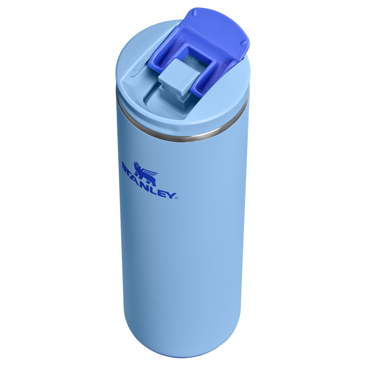 Stanley 1913 The Transit Flip Top Mug 16 OZ in Blue Sky | Lid Detailed View