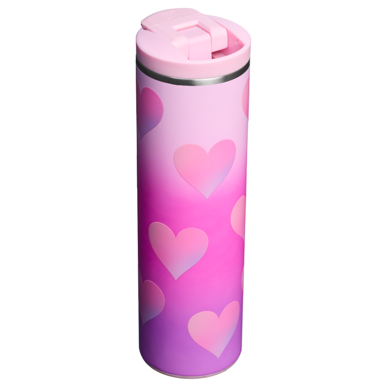 Powder Pink Heart Gradient